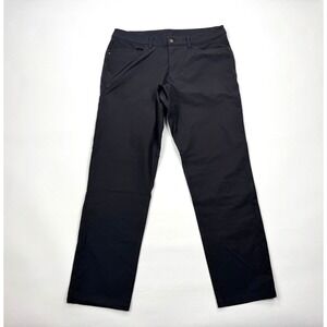 Lululemon ABC Pant Classic Warpstreme‎ Mens 33 Stretch Pockets On the Move Black